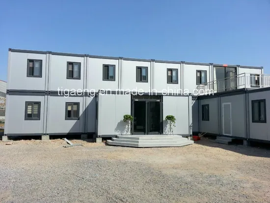 Kit de cabine de vie modulaire de luxe avec mur de verre de 20 pieds, maison préfabriquée en conteneur Flatpack