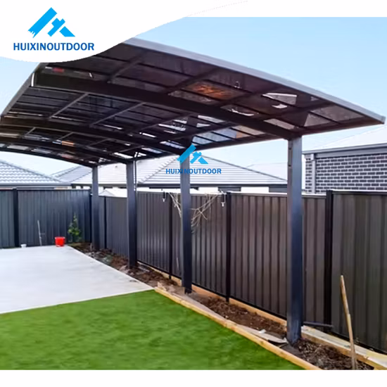 Matériau de toiture en aluminium, partie métallique, conteneur démontable, abri d'auvent de voiture en polycarbonate