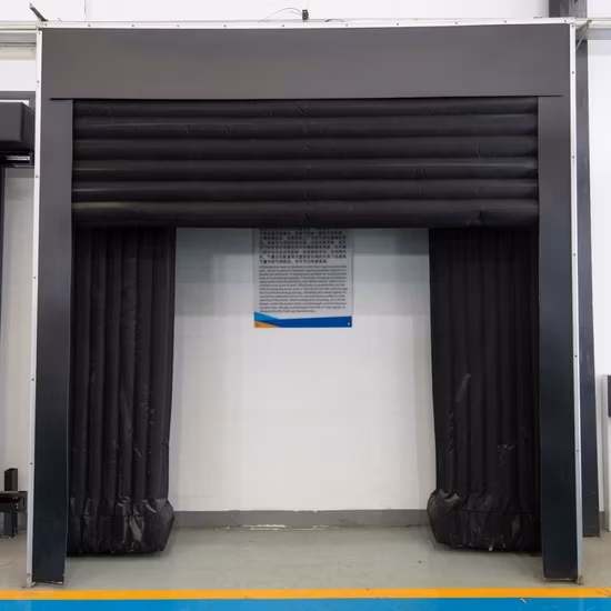 Entrepôt froid d'usine alimentaire tissu PVC baie de chargement rétractable conteneur de chargement logistique Anti